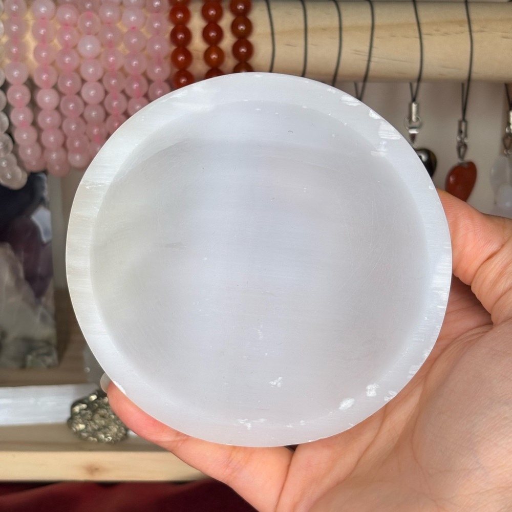 Selenite bowl
